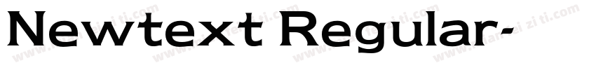Newtext Regular字体转换